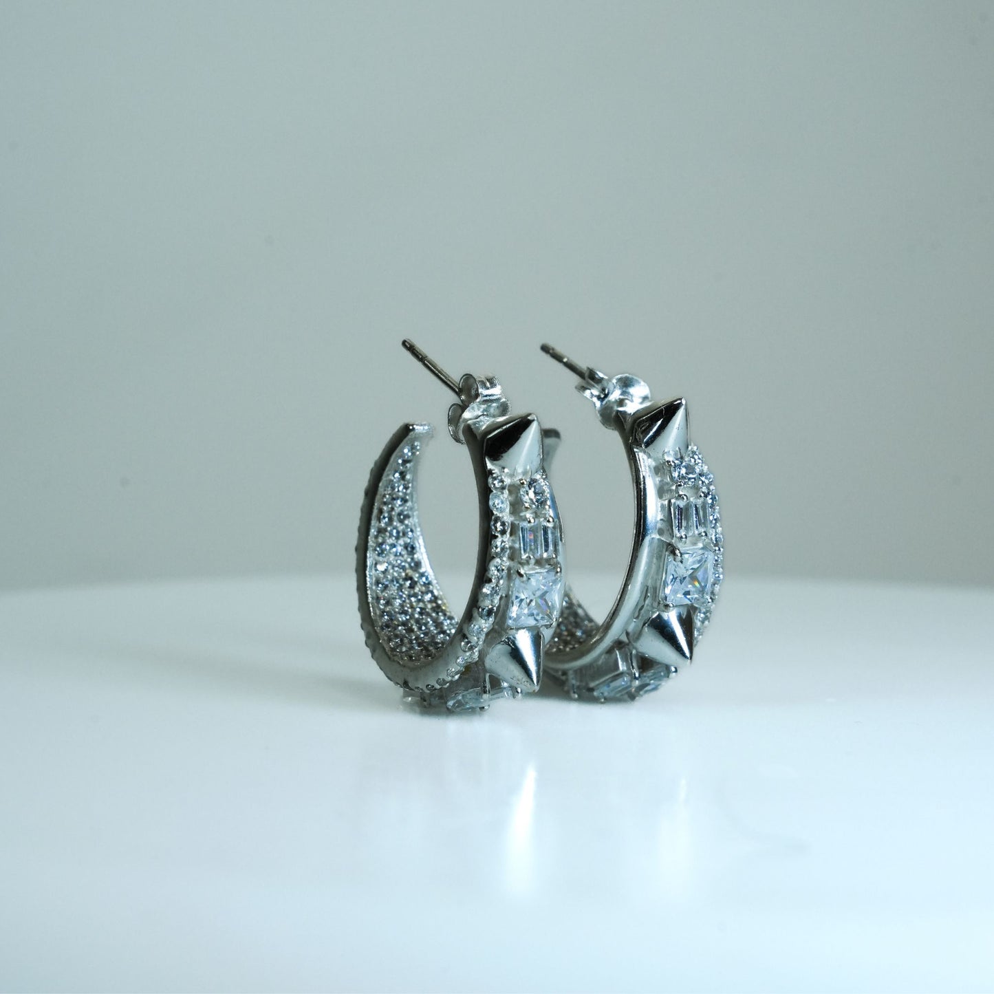 STELLAR SPARKLE HOOP EARRINGS