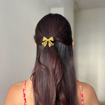 Bow hair tie