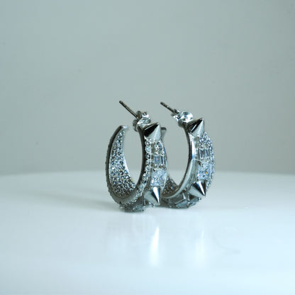 STELLAR SPARKLE HOOP EARRINGS
