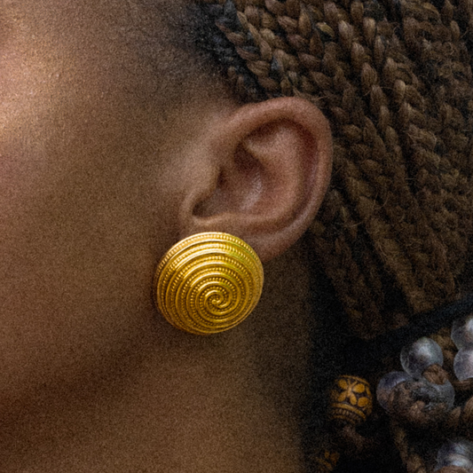 WHORLY BEAD STUD EARRINGS