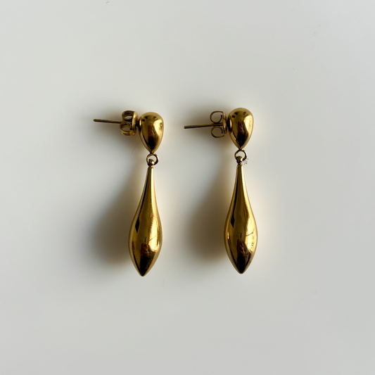 Geo drop earrings