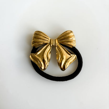 Bow hair tie